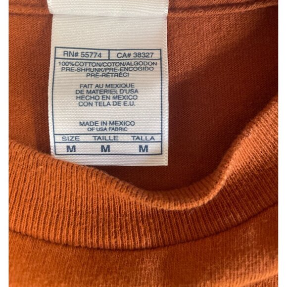 Vintage Alstyle Hee Haw Bustin A Gut Burnt Orange T Shirt Mens Size Medium - Picture 7 of 8